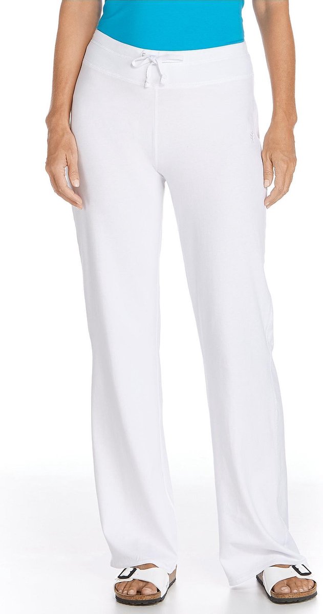 Coolibar - UV strandbroek dames - Wit - maat XL
