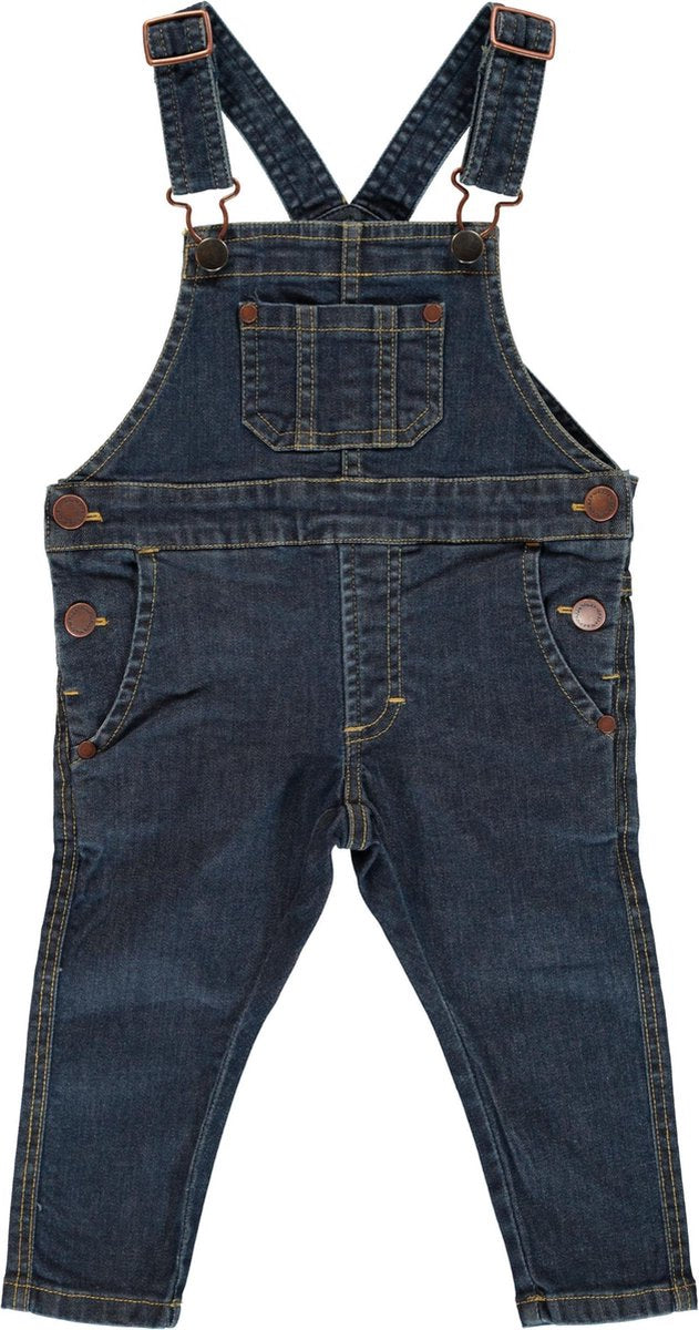 Maxomorra Jeans Tuinbroek Medium Dark Wash Maat 122/128