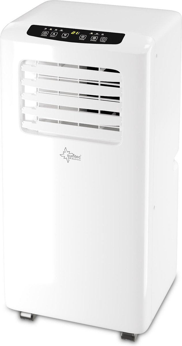 SUNTEC mobiele lokale airconditioner Impuls 2.6 Eco R290 | airco voor ruimten tot 34 m² | luchtafvoerslang | koeler & ontvochtiger met ecologisch koelmiddel R290 | 9.000 BTU/h | voor huis & kantoor
