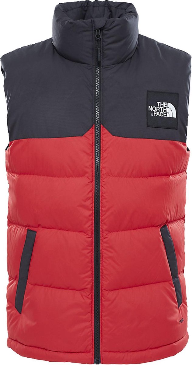 The North Face 1992 Nuptse Dons  Outdoorbodywarmer - Maat M  - Mannen - rood/zwart