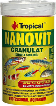 Tropical Nanovit Granulaat | 100ml | Aquarium visvoer