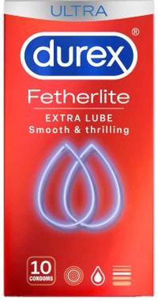 Bundle - Durex - Durex Thin Feel Extra Glijmiddel - 10 st. met glijmiddel