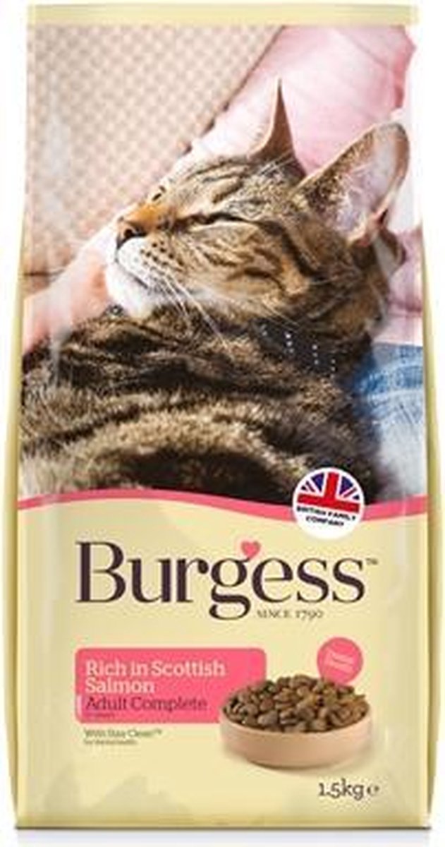 Burgess cat adult rijk aan schotse zalm - 1
