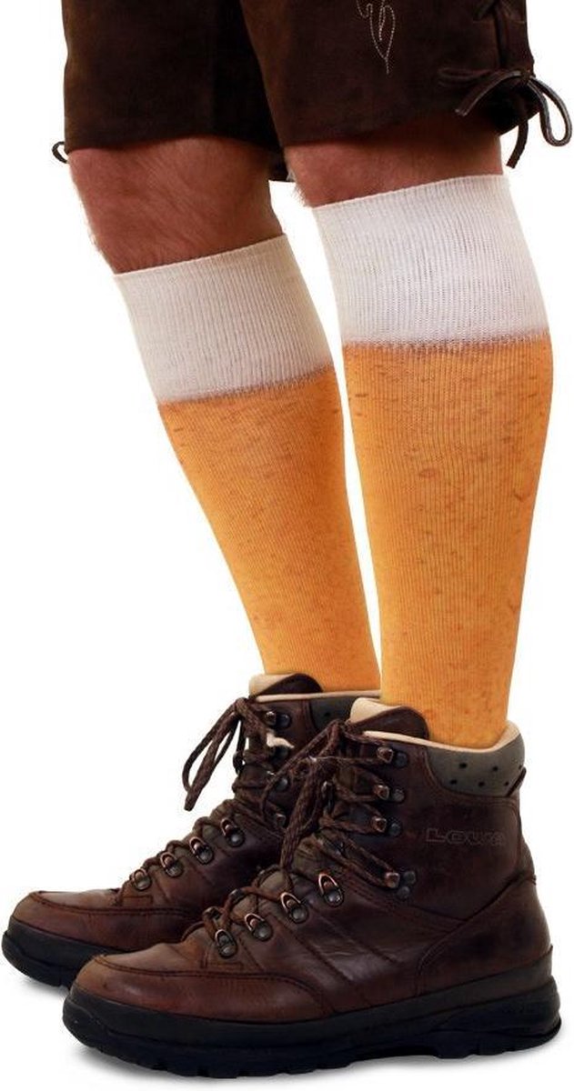 Bier voetbalsokken maat 39/42