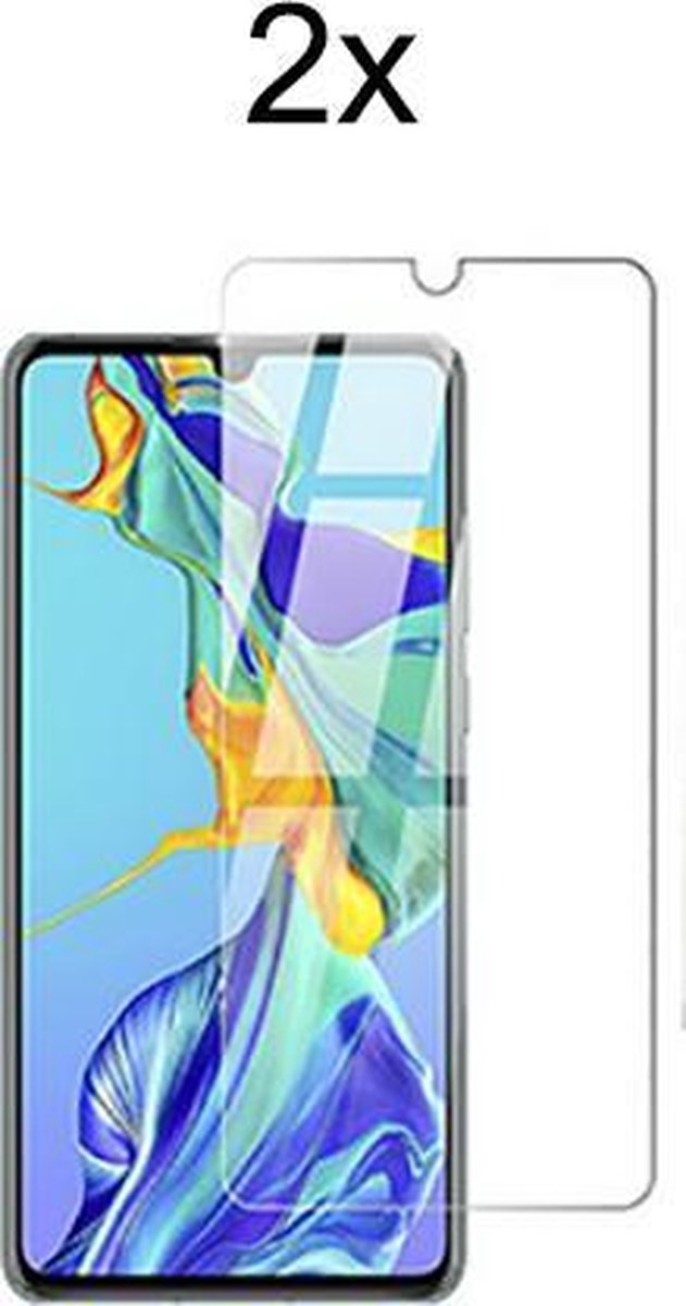 Huawei P30 Screenprotector - huawei p30 screen protector glas - 2 stuks