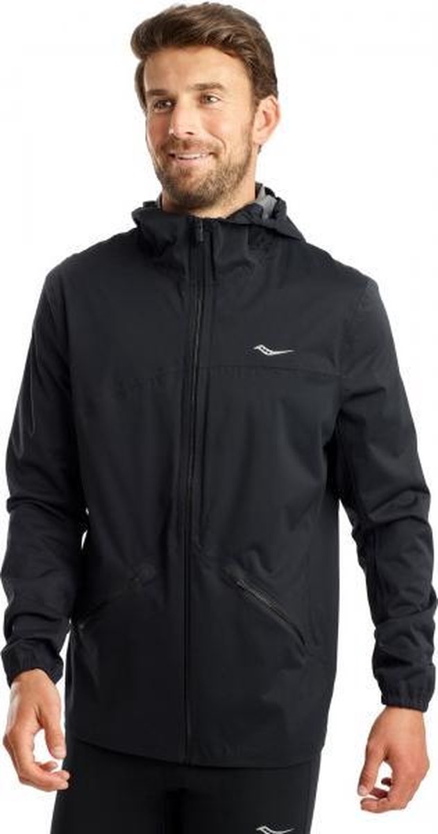 Saucony Drizzle Jacket Heren - Zwart - maat S