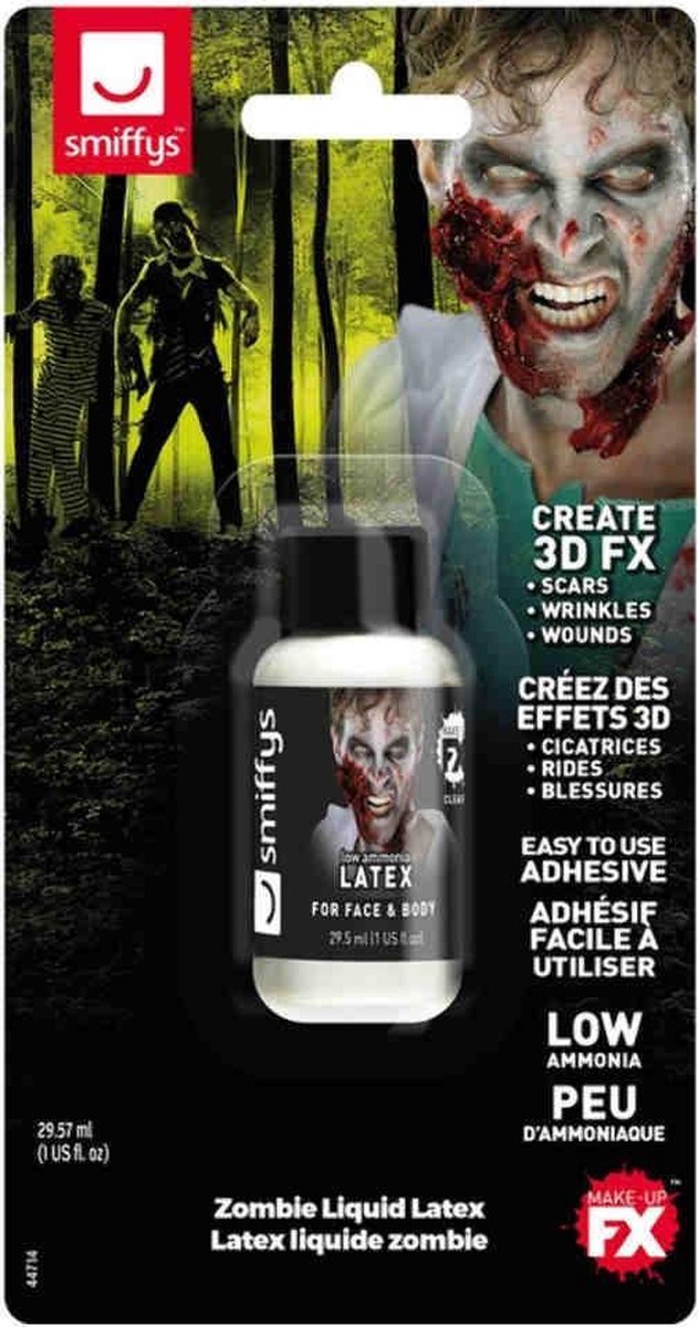 Zombie Liquid Latex Low Ammonia White 28ml/1oz