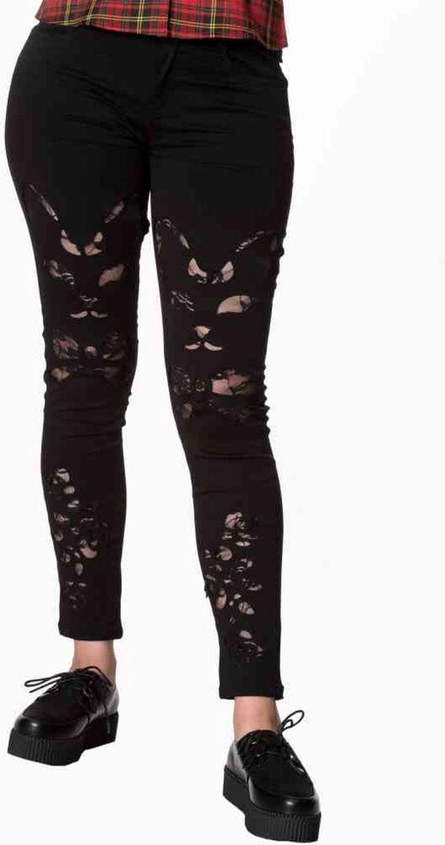 Banned Broek rechte pijpen -XS- KEZA Zwart