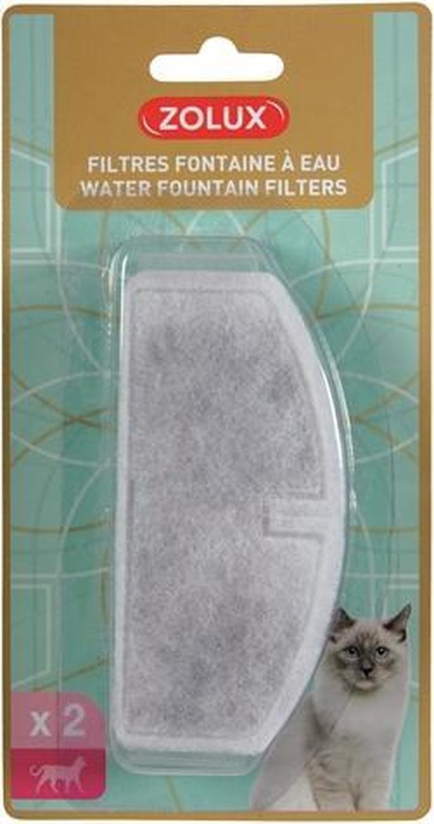 Zolux filter voor drinkfontein - 2 st - 1 stuks
