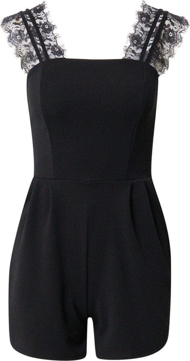 Wal G. jumpsuit venic Zwart-10 (M)