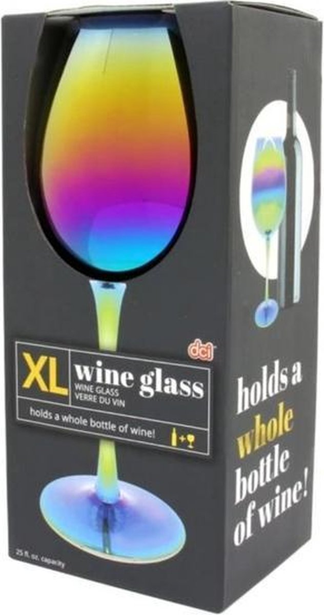 dci xl iridescent wine glass