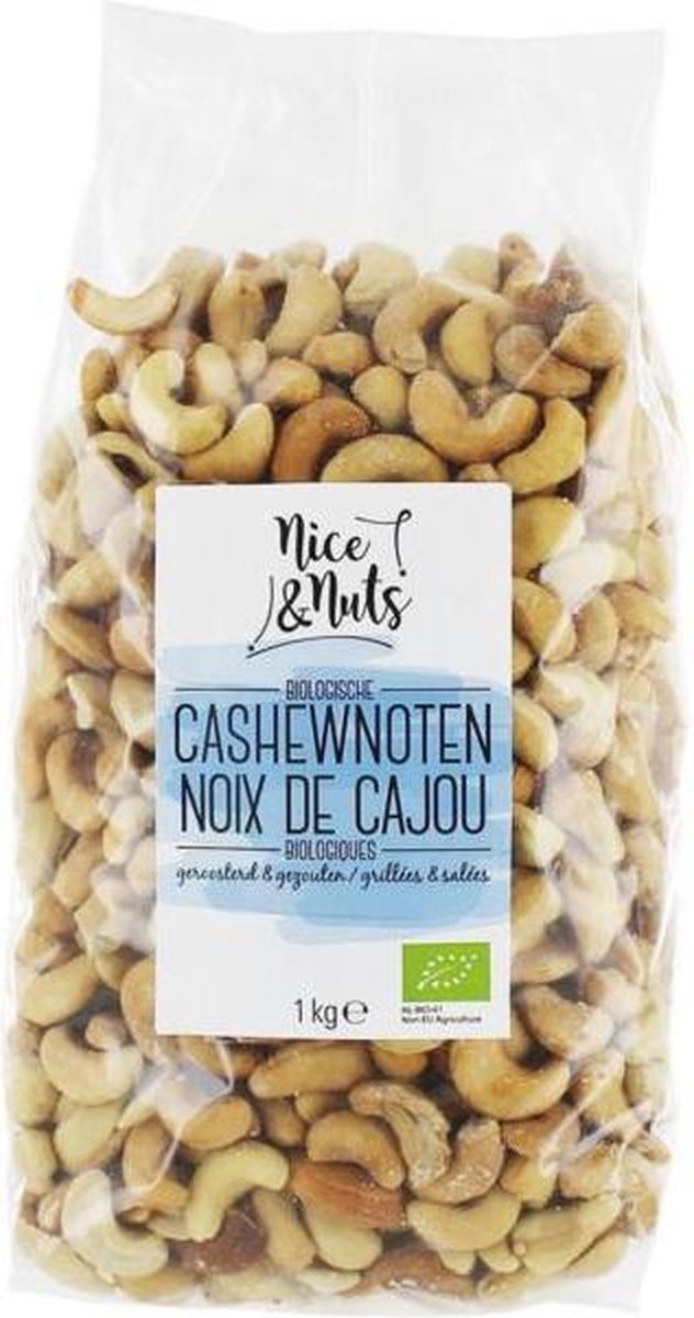 Nice & Nuts Cashewnoten geroosterd en gezouten