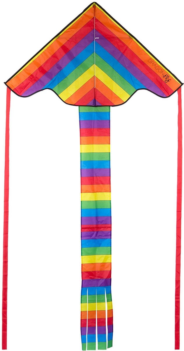 Dragon Fly Staartvlieger - Regenboog - Geel/Groen/Blauw/Paars/Rood
