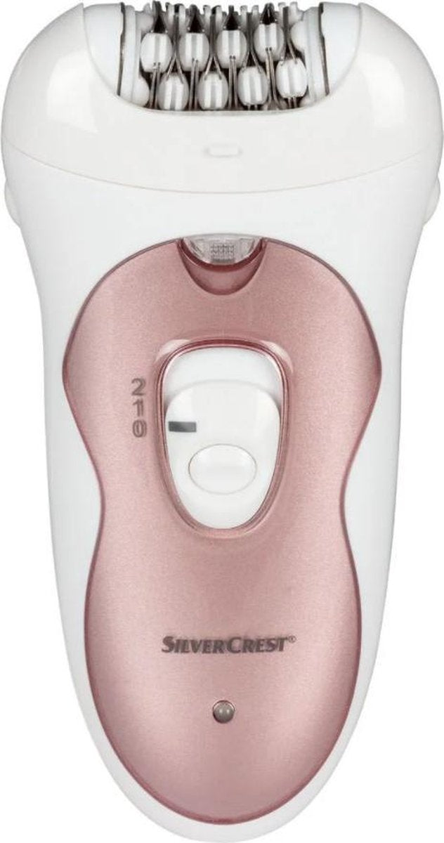 SILVERCREST® Epileerapparaat Roze - 32 RVS pincetparen - 2 Snelheden - Met LED-verlichting
