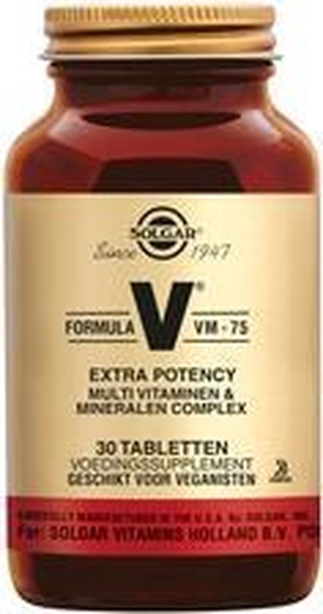 Solgar - Formula VM 75 - Multivitaminen & mineralen complex