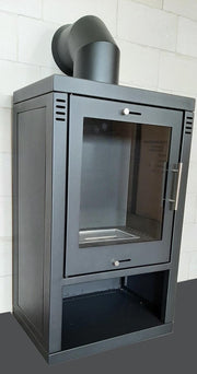 BIO ETHANOL HAARD/ TUINHAARD 35 X 48 X 80 CM | INCLUSIEF ACCESSOIRES | INCLUSIEF DECORATIEVE AFVOERPIJP