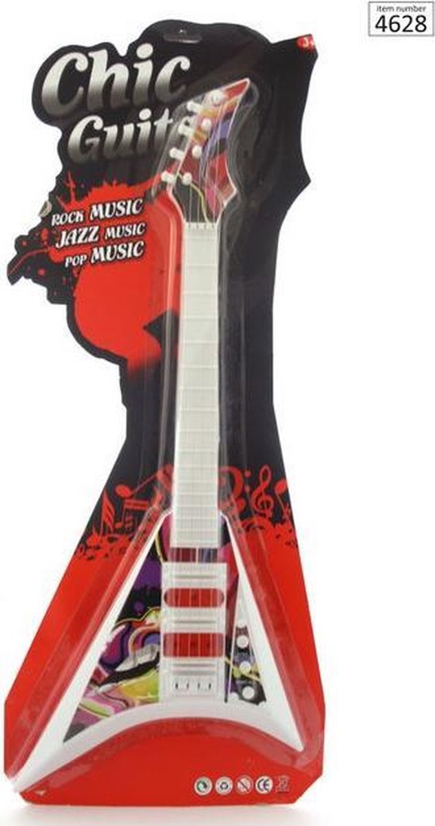 rock gitaar op kaart