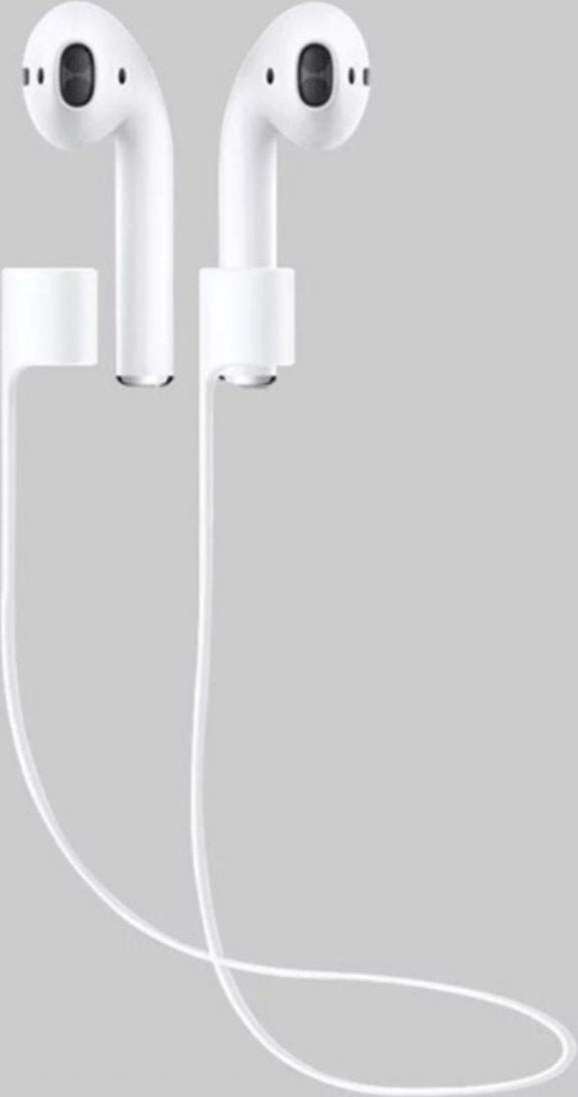 Hiden | Airpods Draad - Kabel - Oortjes - Siliconen - Accessoires | Wit