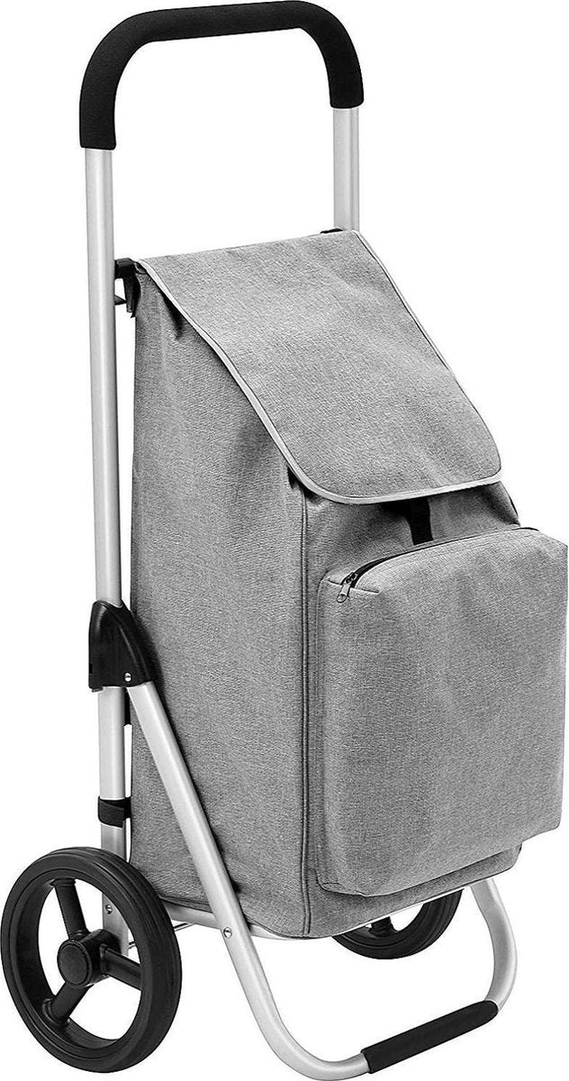Nancy's Opvouwbare Winkelwagen met Wielen - 40 L Boodschappentrolley met Koeler