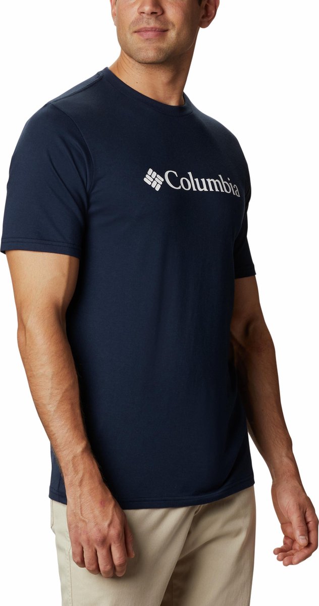 Columbia CSC Basic Logo Short Sleeve - Collegiate Navy - Heren - Maat S
