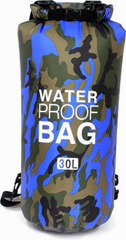 Packaway DryBag - Waterdichte Tas - Zeiltas - Outdoor Rugzak - Dry Bag - 30 Liter - Blauw