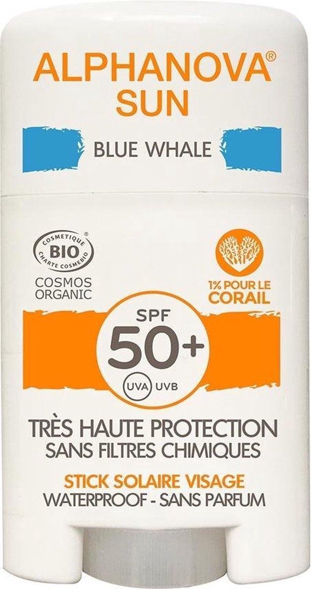 Alphanova Zonnebrandstick Spf 50+ Unisex Blauw 12 Gram
