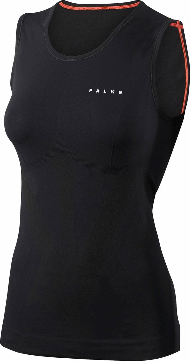FALKE Warm Singlet Tight Fit Dames 39114 - Zwart 3000 black Dames - L