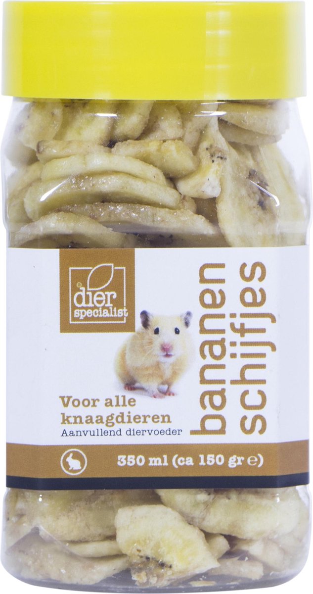Dierspecialist banaanschijfjes - 350 ml