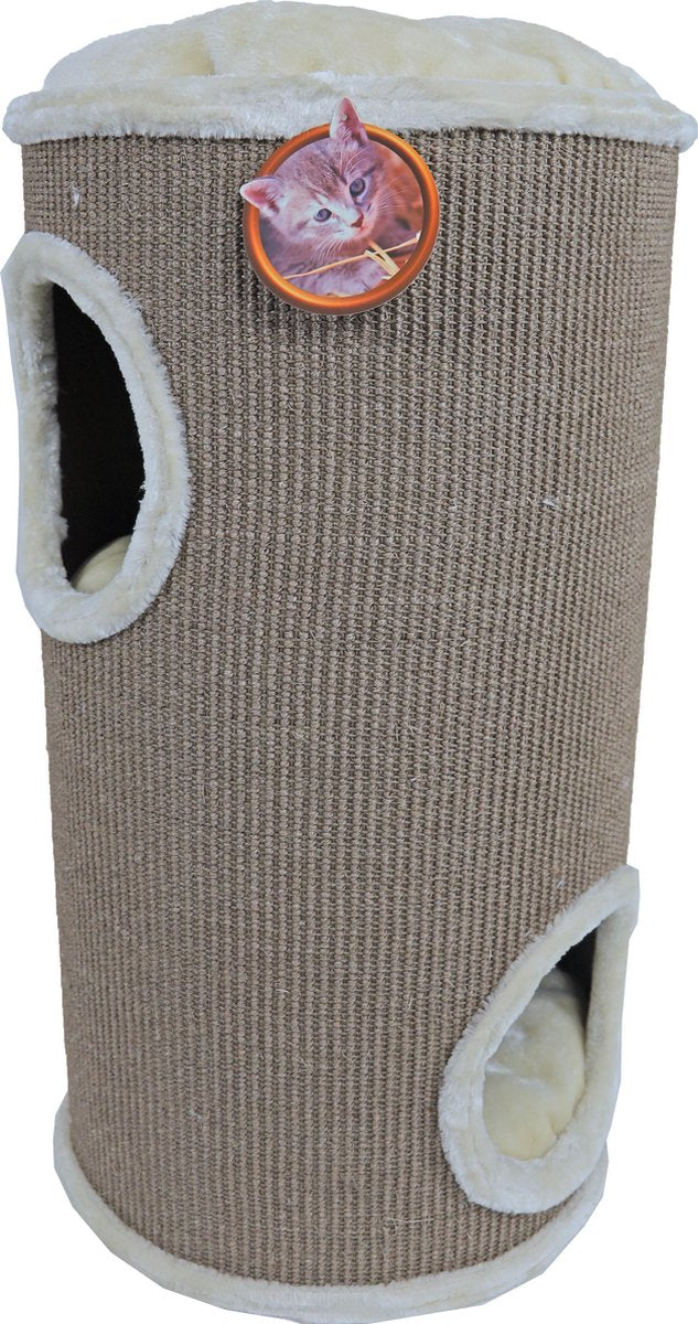de Boon - Katten Klimton Sisal 2-Gaats - 75cm - Taupe/Beige