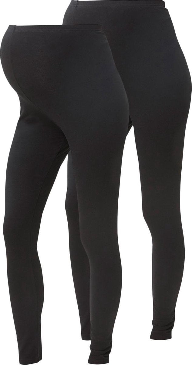 MAMA.LICIOUS MLLEA ORG LONG LEGGING 2PACK A. O. NOOS Dames Legging - Maat XL