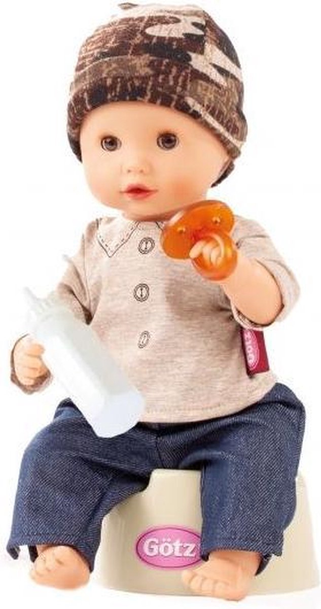 Götz babypop bad-enplaspop jongen 33cm