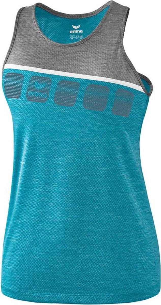 Erima 5-C Tanktop Girls - Lichtblauw - maat 140
