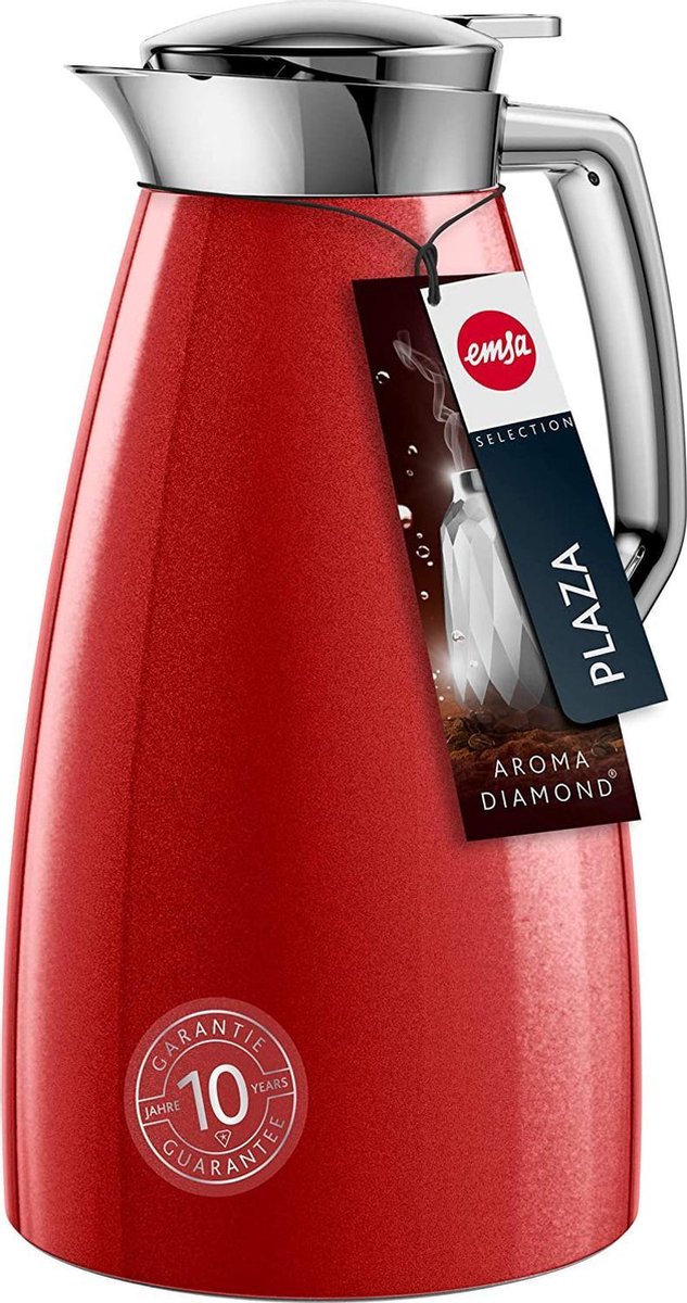 Emsa PLAZA Isoleerkan 1.0L Rood