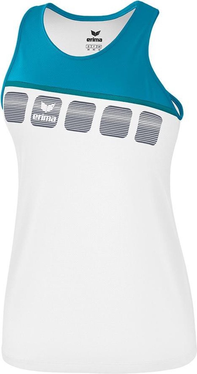 Erima 5-C Dames Tank Top - Polo's  - wit - 140