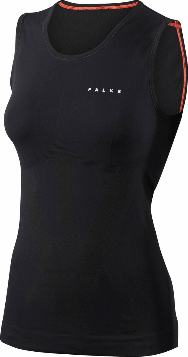 FALKE Warm Singlet Tight Fit Dames 39114 - Zwart 3000 black Dames - XL