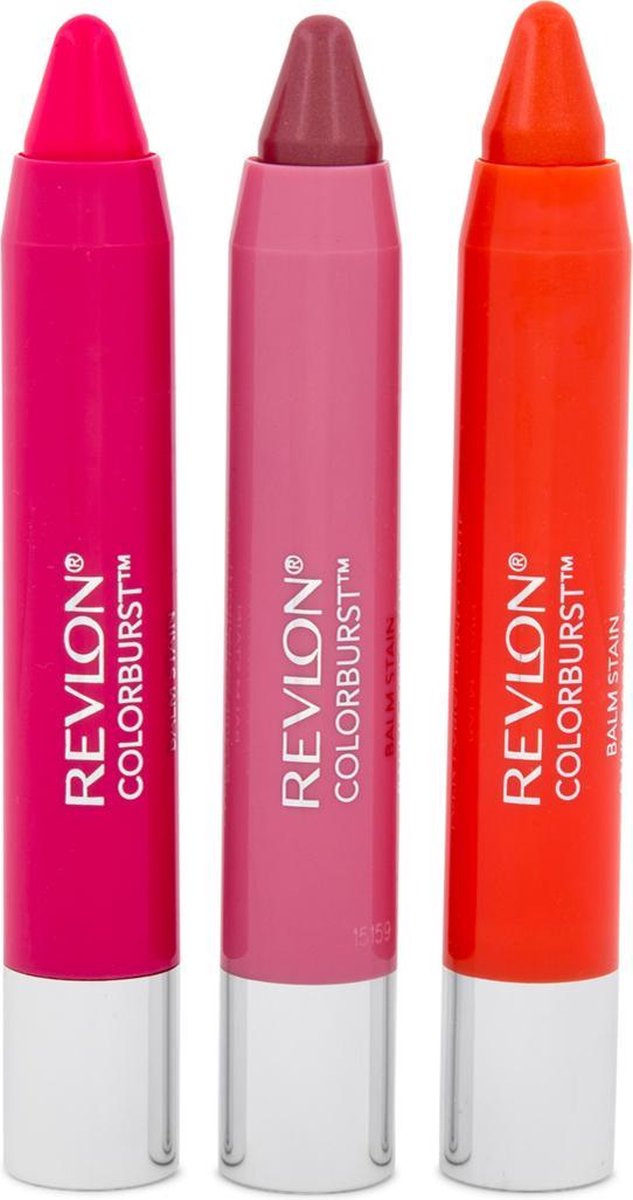 REVLON COLORBURST LIPPENBALSEM BALM STAIN TRIO SET