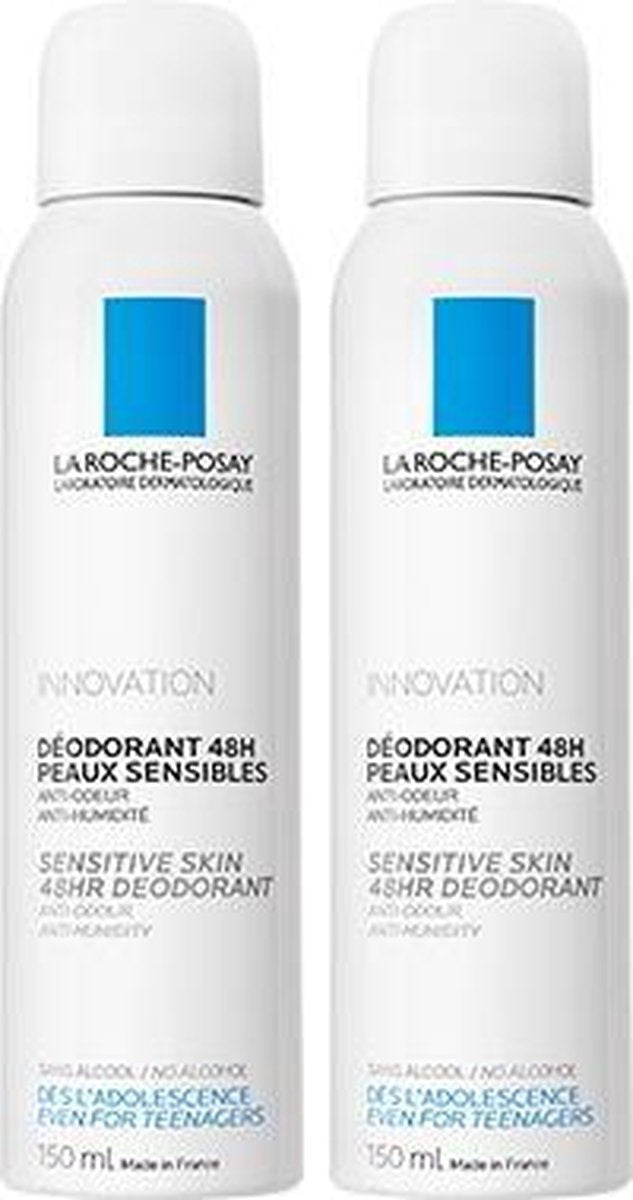 La Roche-Posay Fysiologische 48U Deodorant Spray gevoelige huid - 2x150ml
