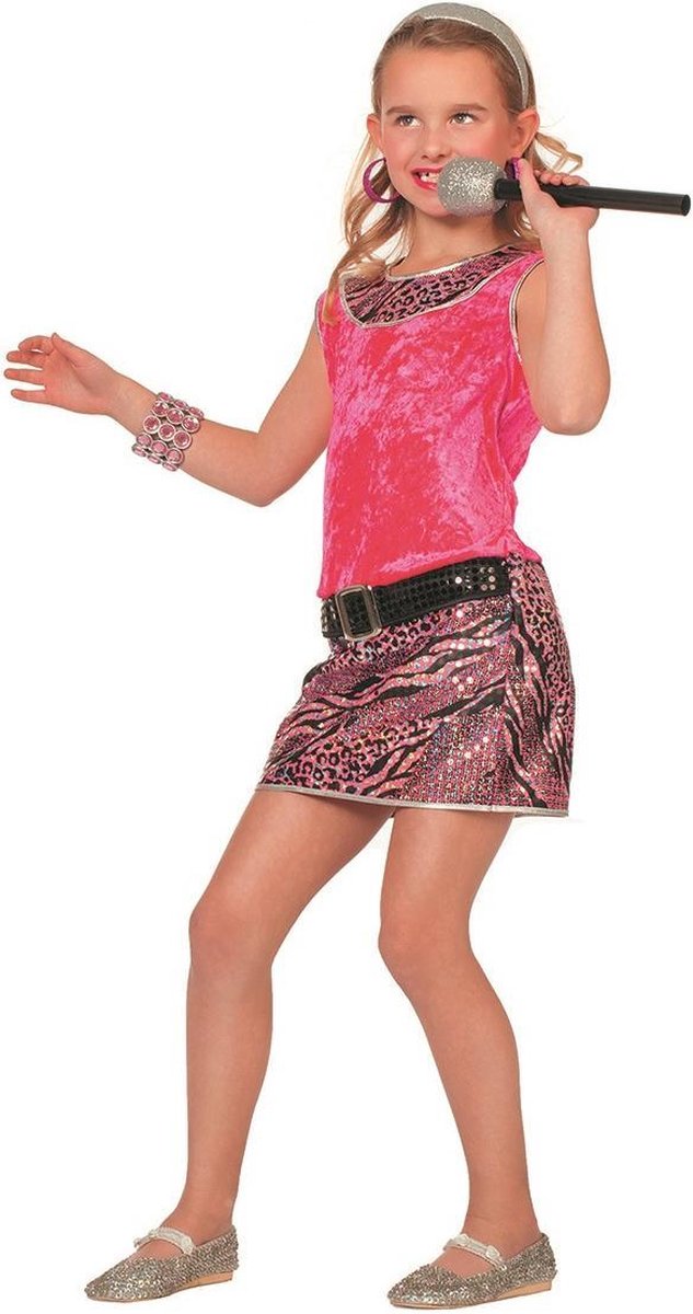 Disco jurkje pink tiger voor kind