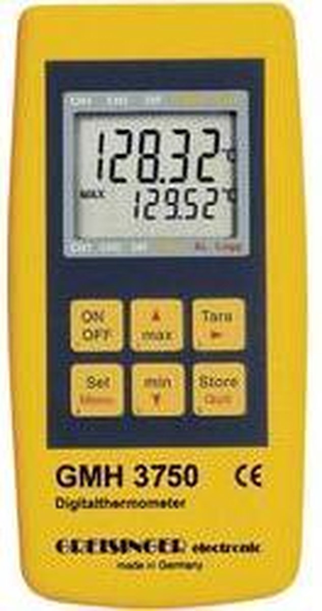 Greisinger GMH 3750-GE Temperatuurmeter -199.99 tot +850 °C Sensortype Pt100
