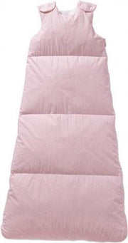 Nicolientje Winterslaapzak dons vichy ruitje roze 110 cm