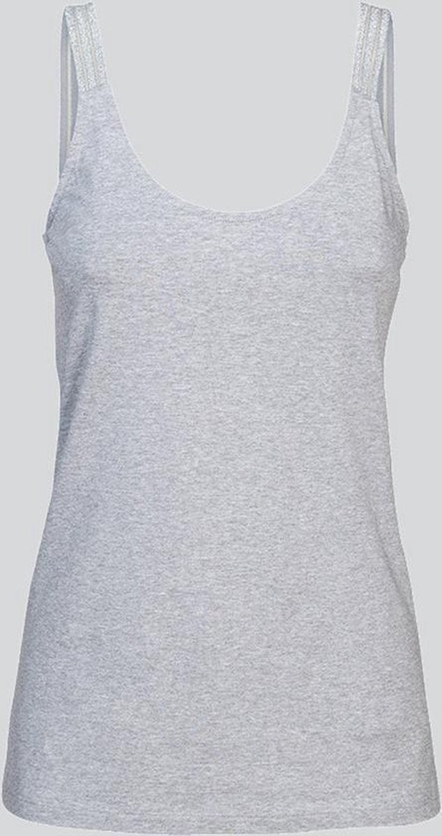 Singlet r-neck luxury basics melange