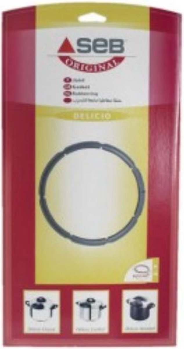 Tefal dekselring afdichting snelkookpan doorsnede 253mm 8 - 10 liter origineel Calor SEB Tefal 225-2642