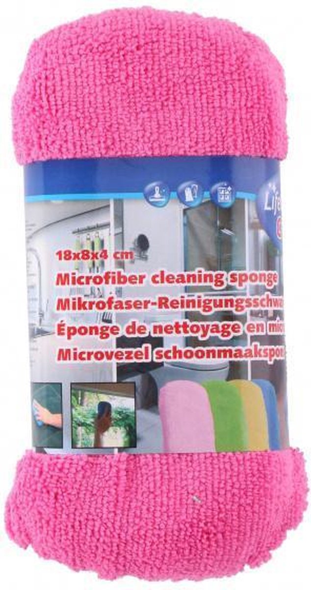 Lifetime Clean Schoonmaakspons 18 X 8 X 4 Cm Microvezel