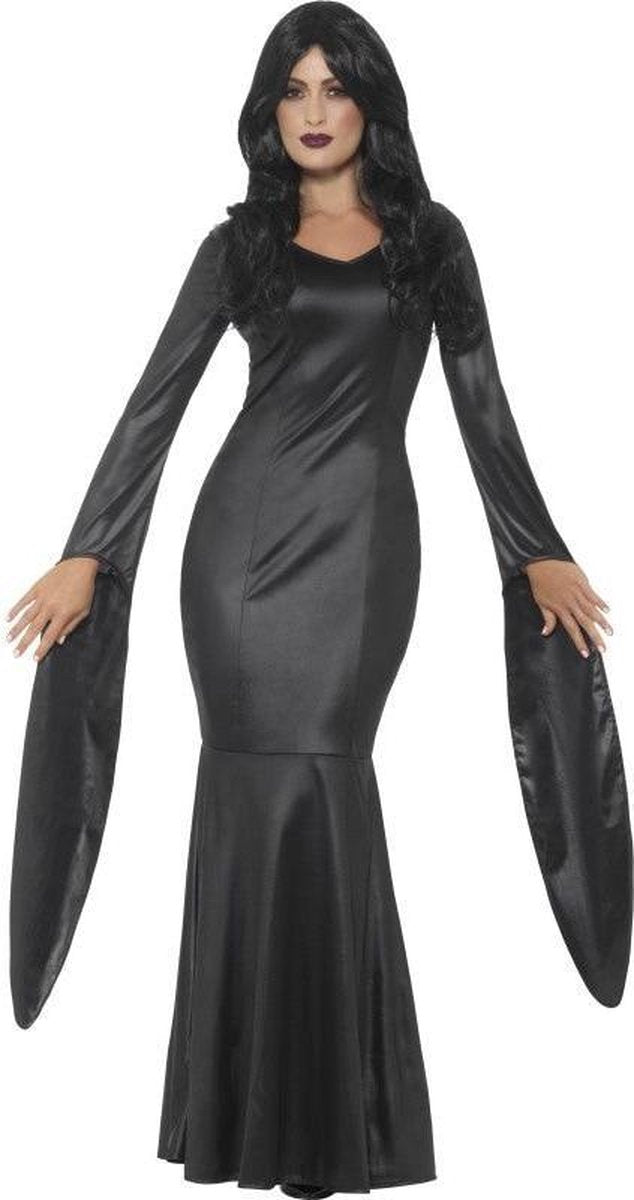 Vampier & Dracula Kostuum | Onsterfelijke Zwarte Vampier | Vrouw | Small | Halloween | Verkleedkleding