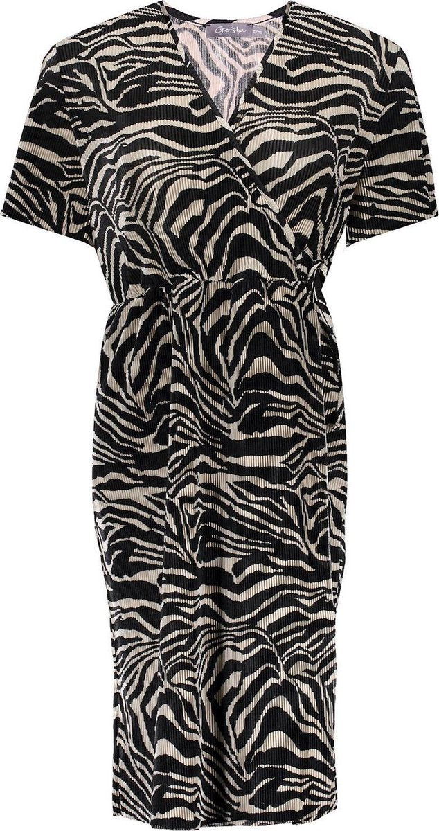 Dress 17471 20 Sand/black Combi