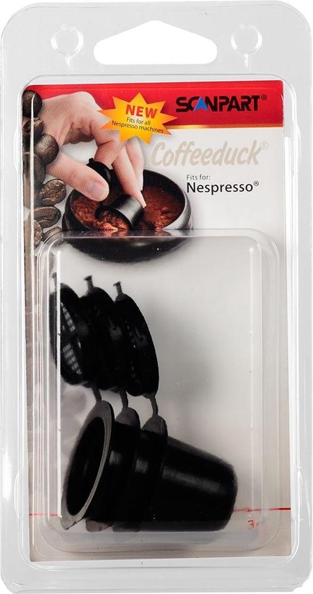 Coffeeduck zwart 3 st. (alle modellen)