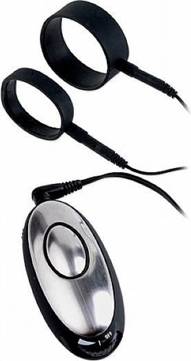 Pipedream FF Extreme Electro stimulatie apparaat Shock Therapy Cock Strap zwart