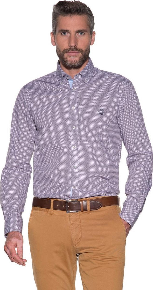 Campbell Classic Casual overhemd lange mouw