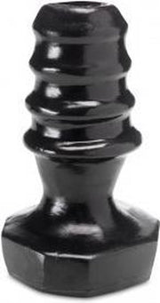 XXLTOYS - Anil - Tunnel Plug - Mega butt plug - inbrenglengte 14 X 7.5 cm - Hole 3 cm - Black - Made in Europe - Diehards only