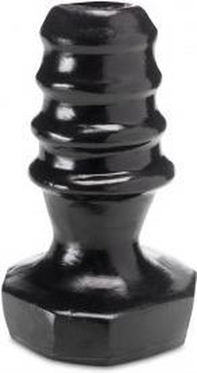 XXLTOYS - Anil - Tunnel Plug - Mega butt plug - inbrenglengte 14 X 7.5 cm - Hole 3 cm - Black - Made in Europe - Diehards only
